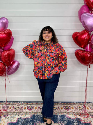 MARIA FLORAL TOP