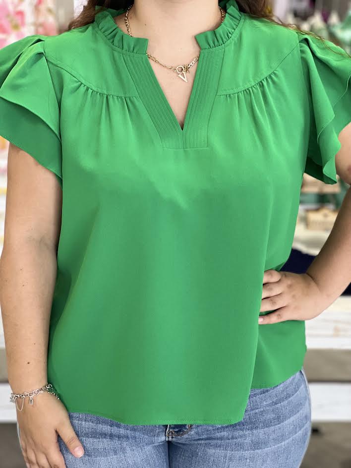 JANIE GREEN TOP