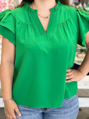 JANIE GREEN TOP