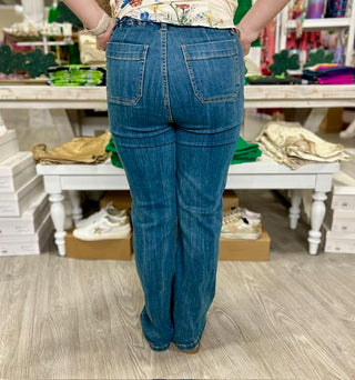 BETHANY HW ELASTIC WAIST JUDY BLUE JEANS