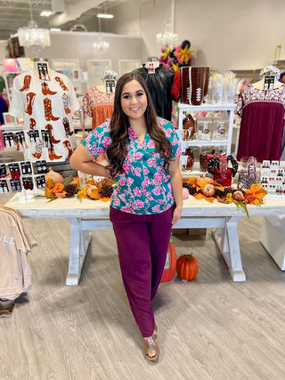 JEMMA FLORAL TOP
