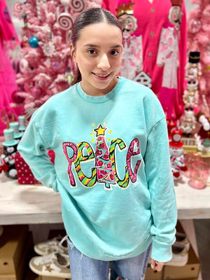 CALLIE'S CHRISTMAS PEACE SWEATSHIRT