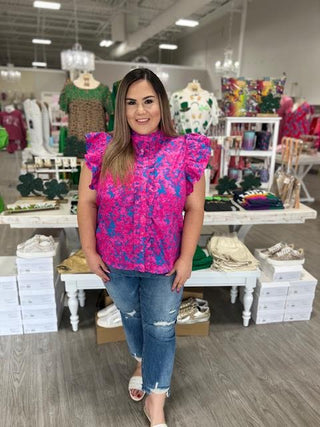ADALINA FLORAL TOP