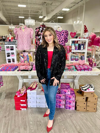 BIANCA SEQUIN BLAZER