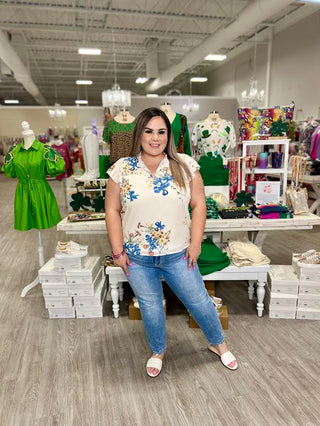 NICOLE FLORAL TOP