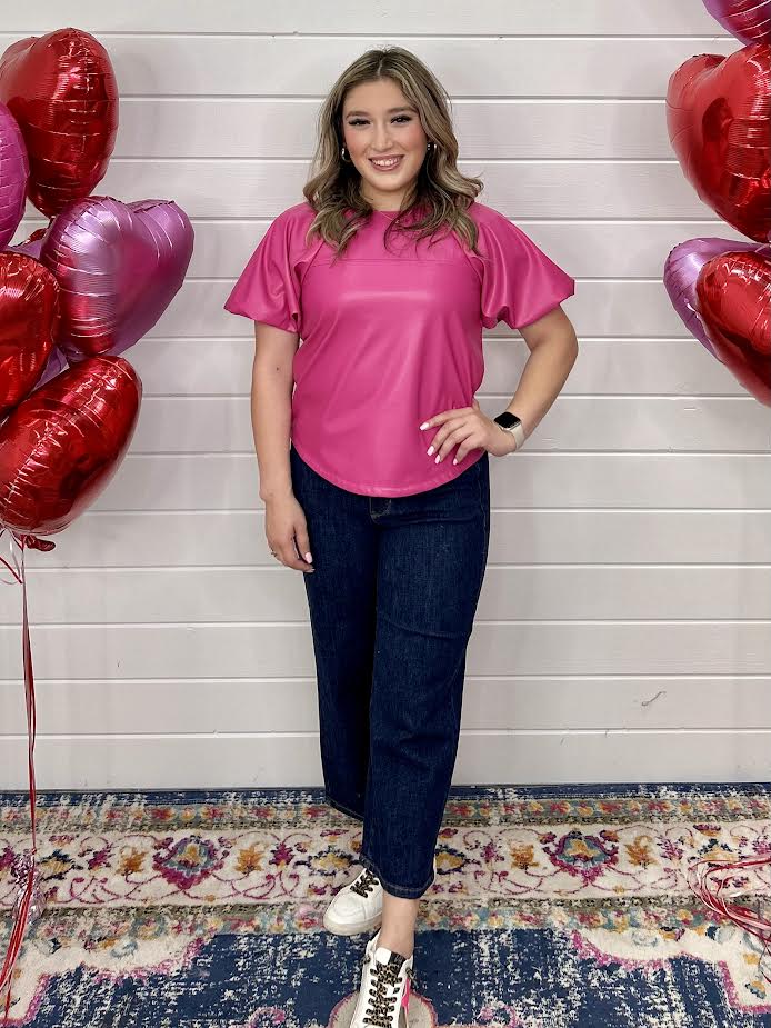 DATE NIGHT LEATHER TOP