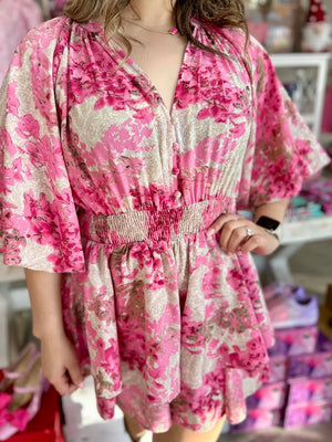 GABRIELLA FLORAL ROMPER