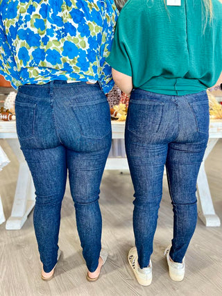 ON FRIDAY'S WE WEAR JEANS TUMMY CONTROL JUDY BLUE