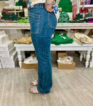 BETHANY HW ELASTIC WAIST JUDY BLUE JEANS