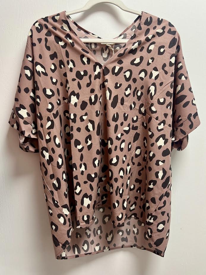 NINA LEOPARD TOP