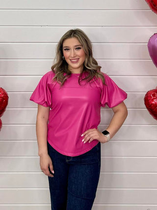 DATE NIGHT LEATHER TOP
