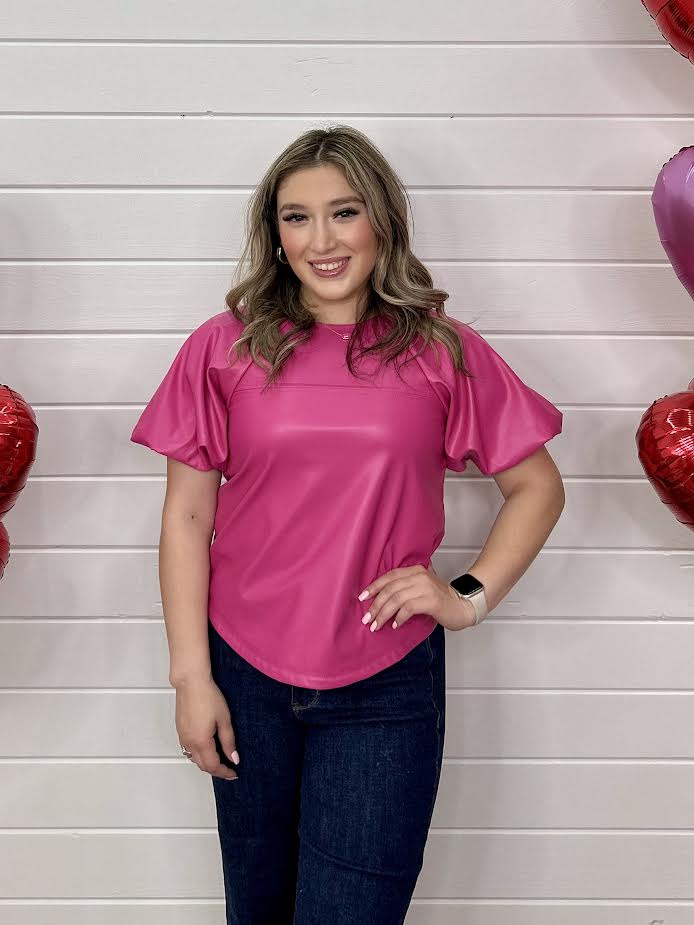 DATE NIGHT LEATHER TOP