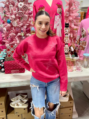 HANNAH PINK SWEATER