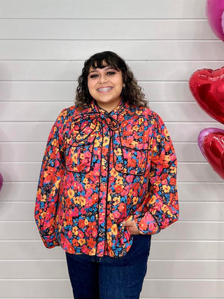 MARIA FLORAL TOP