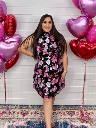 LAURA SEQUIN DRESS