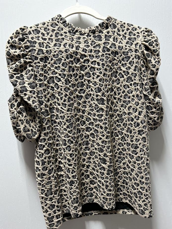 RACHEL LEOPARD TOP