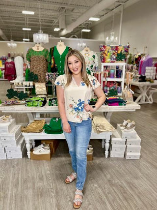 NICOLE FLORAL TOP