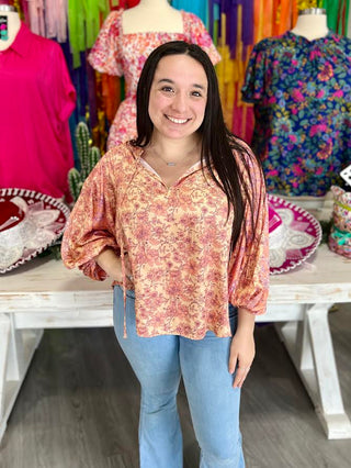 ELOISE FLORAL TOP