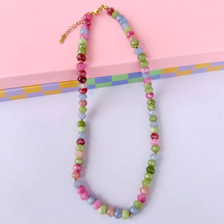 GARDEN PARTY GEMSTONE NECKLACE