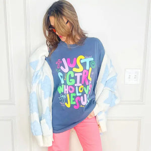Just A Girl Who Loves Jesus Tee