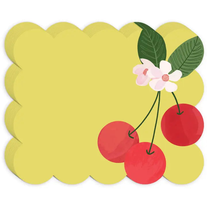 Fruit and Fleur Cherries Notepad