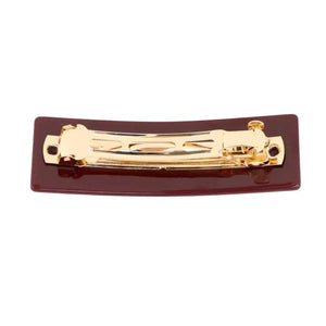 Texas A&M Maroon Gig 'em Rectangle Barrette Clip