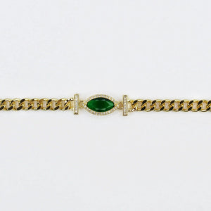 Never Let You Down Necklace- GREEN