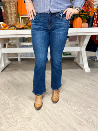 BETH DARK WASH BOOTCUT JEANS