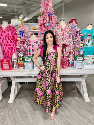 ERIN FLORAL MIDI DRESS