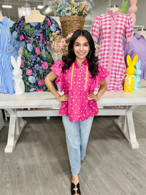 PATSY POLKA DOT TOP