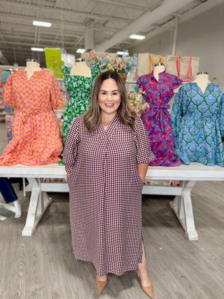 ROBIN GINGHAM DRES