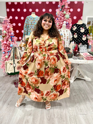 ANDRYA FLORAL DRESS