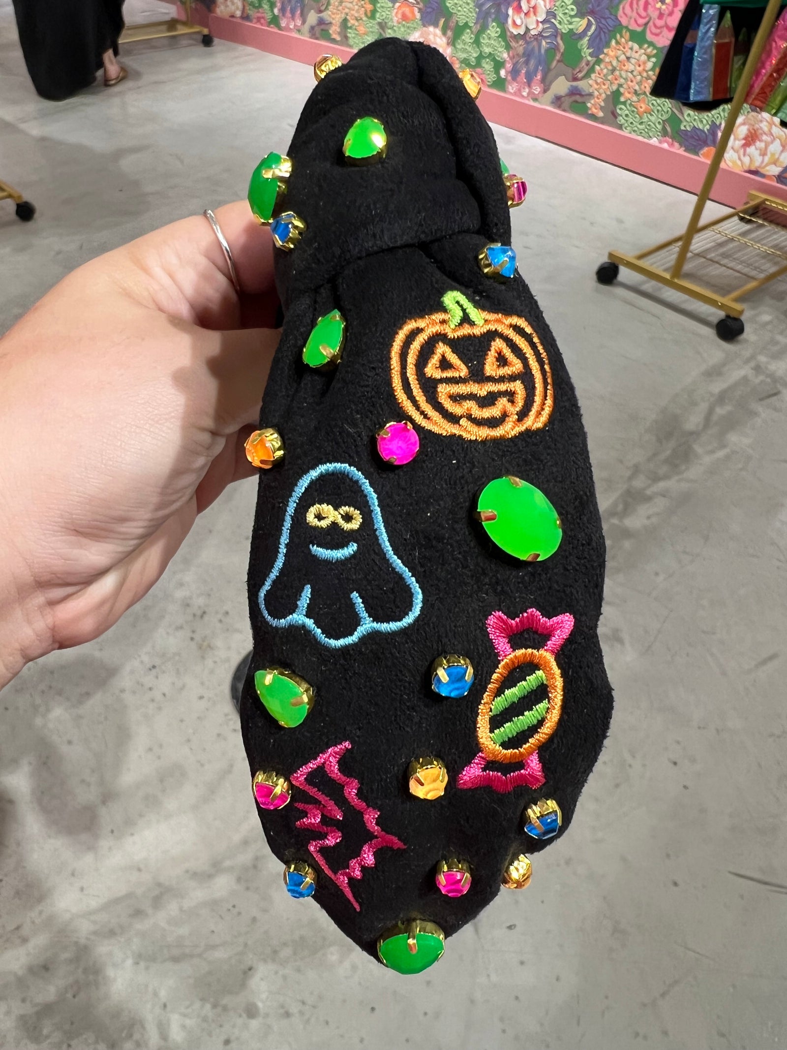 NEON TRICK OR TREARS HEADBAND