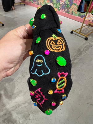 NEON TRICK OR TREARS HEADBAND