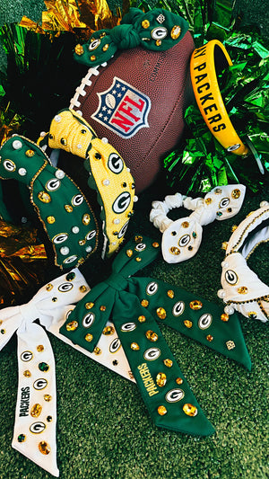 Green Bay Packers Thin Embroidered Headband