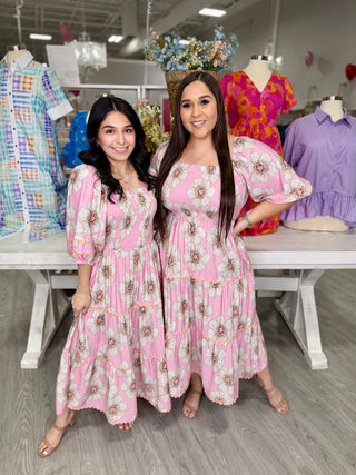 YVETTE FLORAL MIDI DRESS