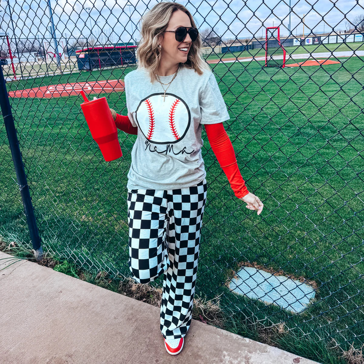 BASEBALL MAMA TEE