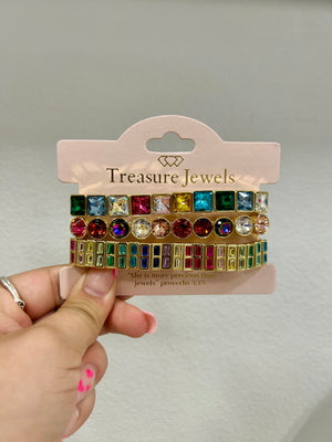 RAINBOW STACK BRACELET SET