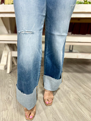 CIERRA HW RETRO WIDE LEG W/CUFF