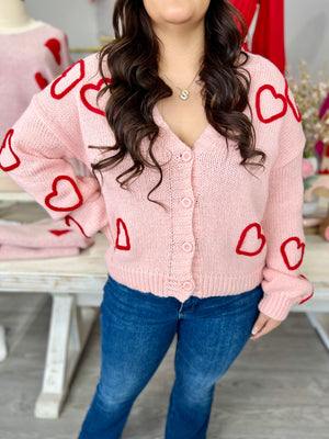 CHRISTY HEART CARDIGAN