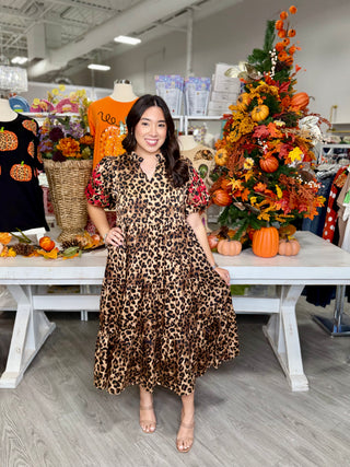 HAILEY LEOPARD DRESS
