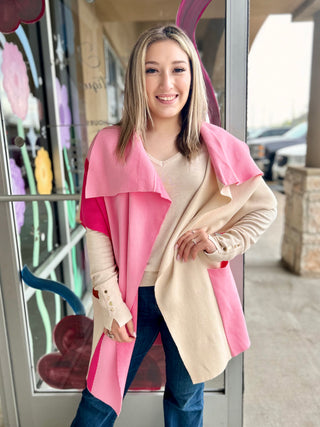 SERENA COLORBLOCK CARDIGAN