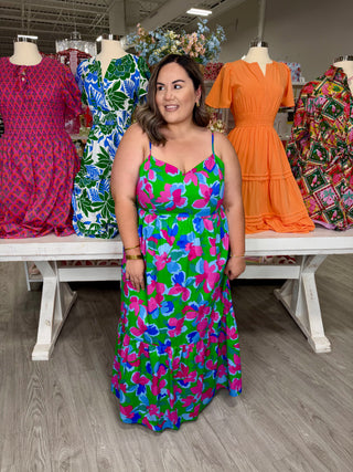 ELLE MAXI FLORAL DRESS