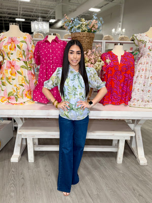LISA FLORAL TOP