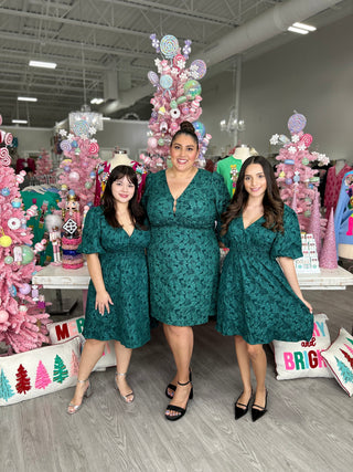 CALLIE GREEN DRESS