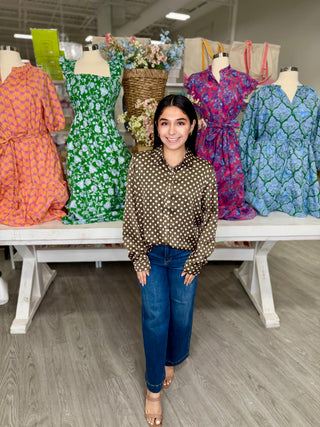 BELEN POLKA DOT TOP