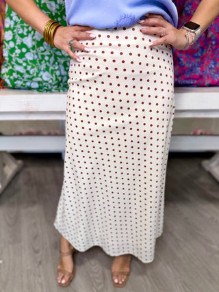 DEMI POLKA DOT SKIRT