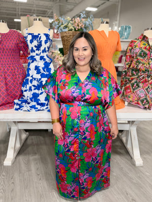 NICOLETTE FLORAL MAXI DRESS
