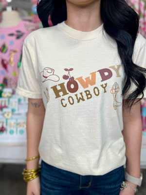 Howdy Cowboy Icon Tee