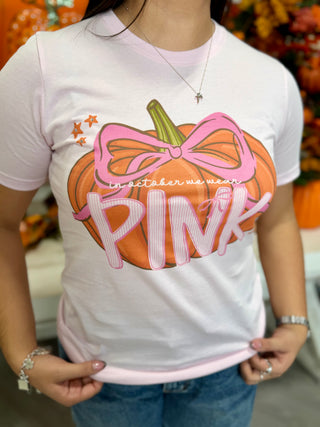 We Wear Pink Pumpkin Tee